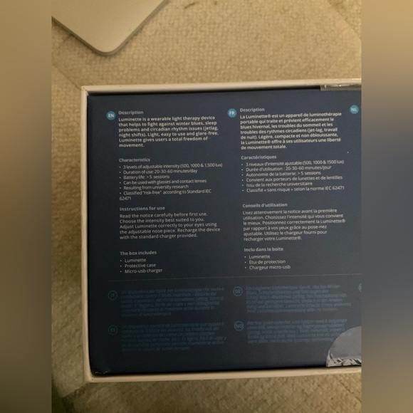 Luminette 3 Light Therapy Glasses - Picture 7 of 8